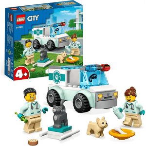 LEGO City 60382 Furgoncino di soccorso del veterinario