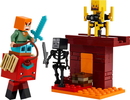 Lego Minecraft 21266 battaglia sul ponte del Nether - lego giocattolo ponte minecraft