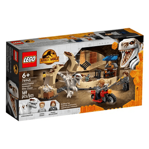 LEGO Jurassic World 76945 Atrociraptor: inseguimento sulla moto