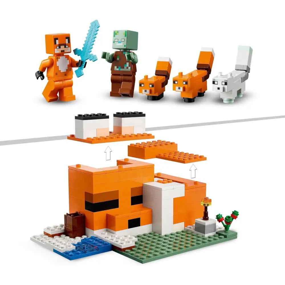 Lego Minecraft 21178- Il capanno della volpe - Blocchi a incastro - 5702017155791
