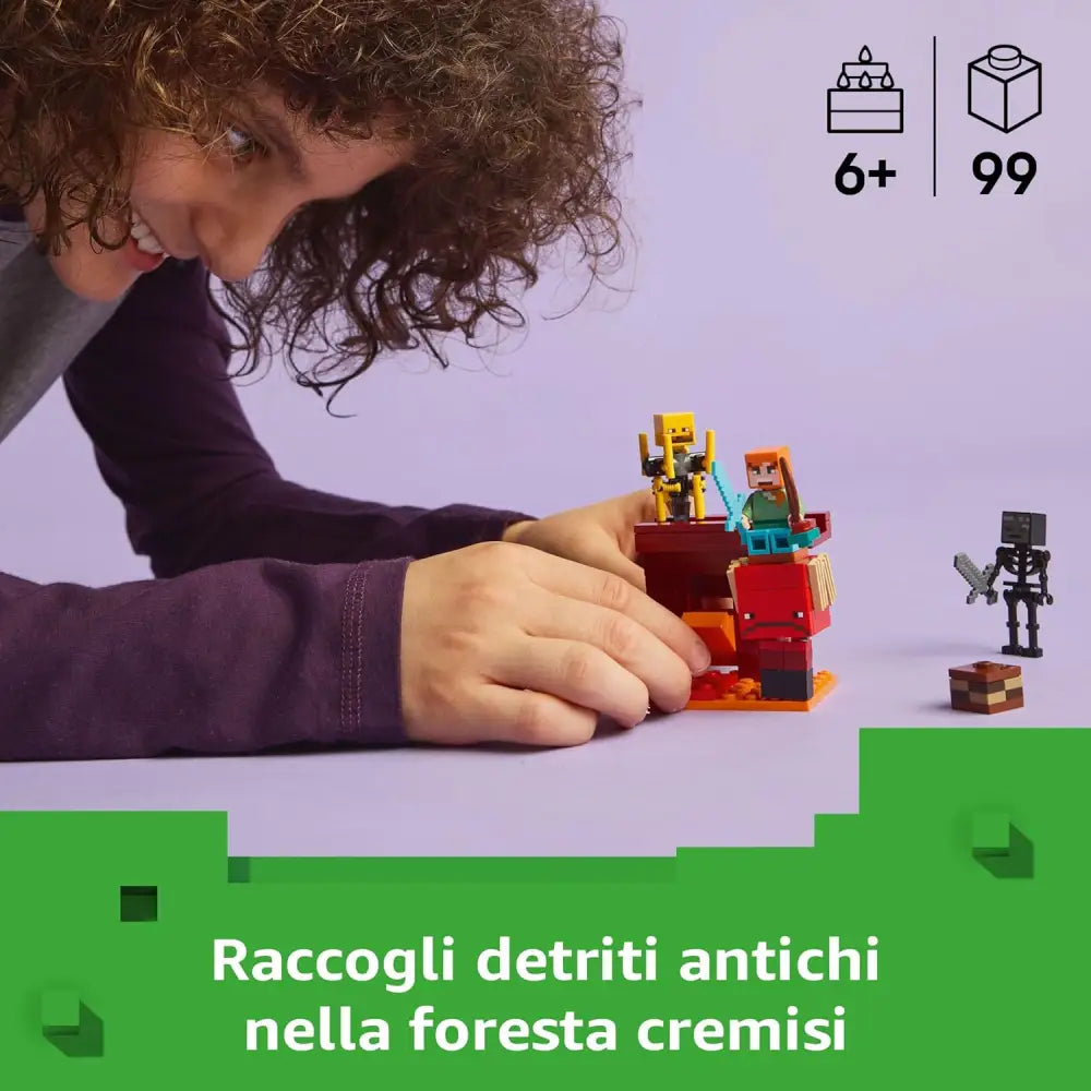 Lego Minecraft 21266 battaglia sul ponte del Nether - Costruzioni - 5702017815404
