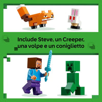 LEGO Minecraft 21583 Avventura di Steve nella Taiga - Costruzioni - 5702018034071