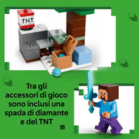 LEGO Minecraft 21583 Avventura di Steve nella Taiga - Costruzioni - 5702018034071