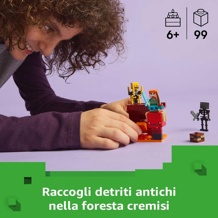 Lego Minecraft 21266 battaglia sul ponte del Nether - lego minecraft nether