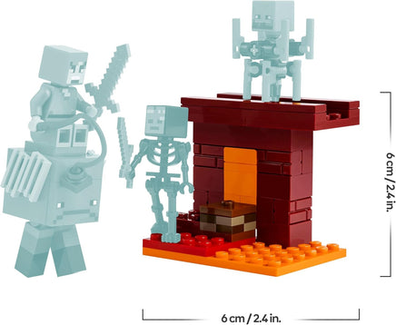 Lego Minecraft 21266 battaglia sul ponte del Nether - lego ponte nether