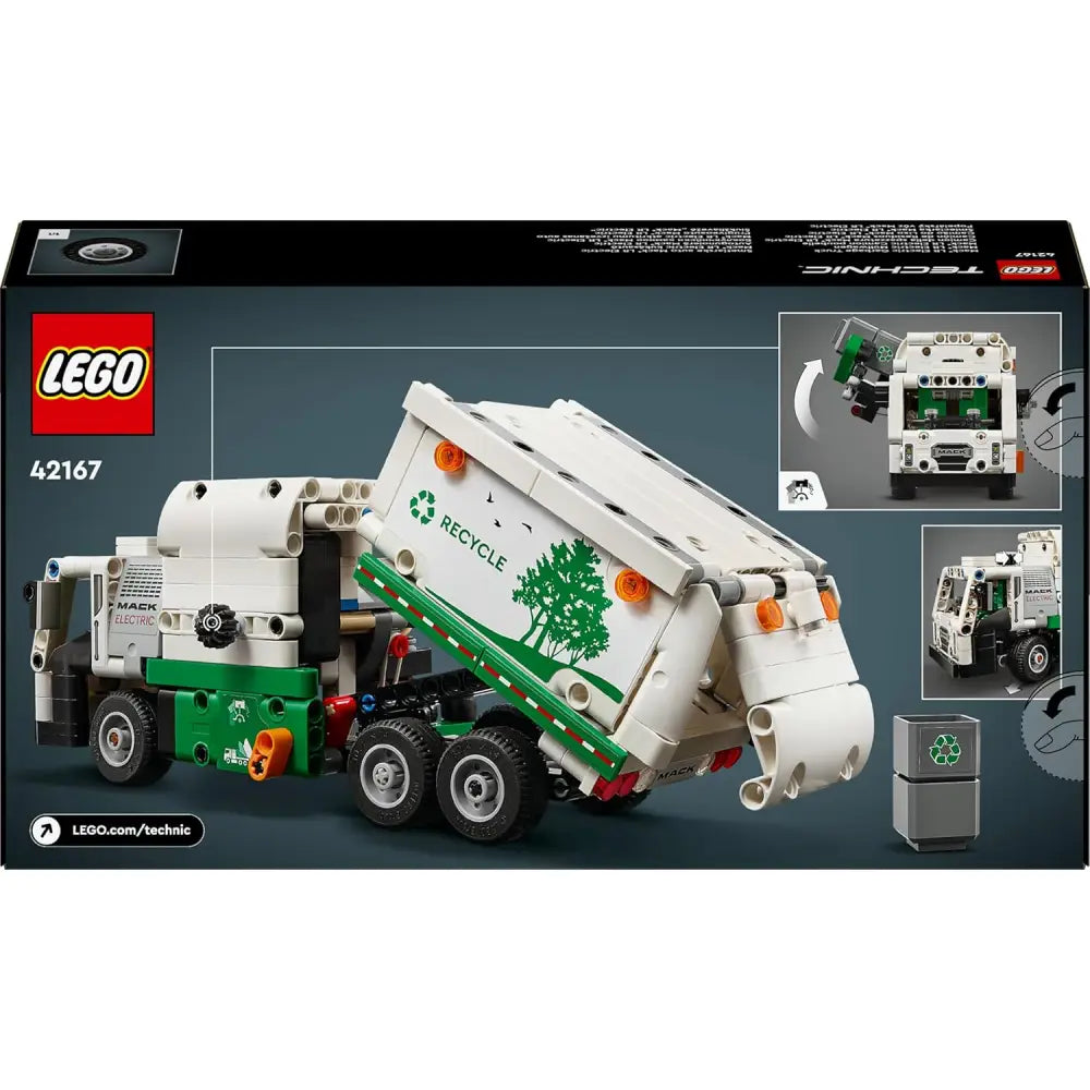 LEGO Technic 42167 – Camion Spazzatura Mack LR Electric - Costruzioni - 5702017583525