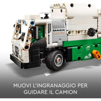LEGO Technic 42167 – Camion Spazzatura Mack LR Electric - Costruzioni - 5702017583525