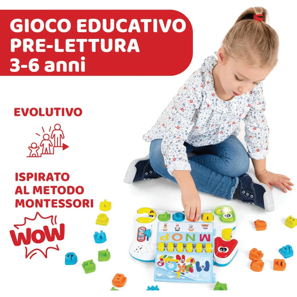 Lettere in Movimento - lingua italiana - Giocattoli e Bambini - Toys Store8058664109944