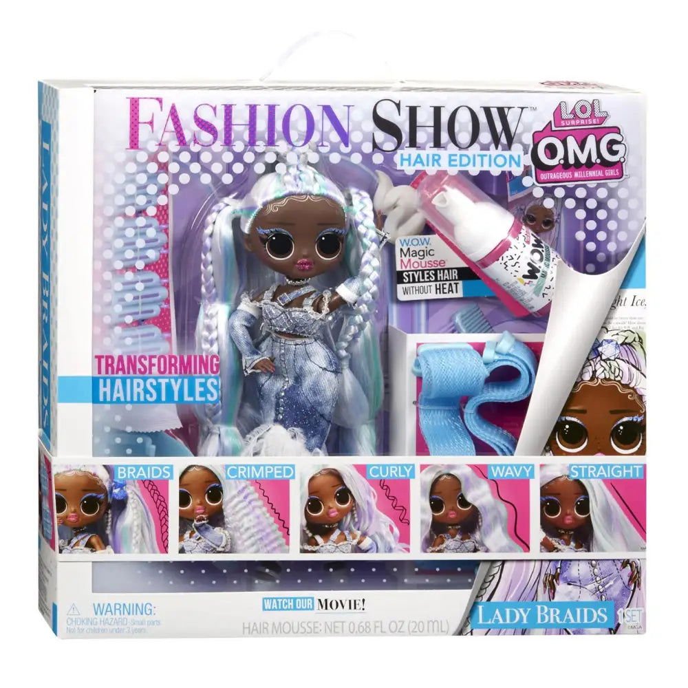 Lol Surprise Omg Fashion Show Hair Edition Lady Braids - Giocattoli e Bambini - Toys Store0035051584285