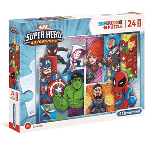 Marvel Super Hero Avengers Puzzle 24 Maxi Pezzi