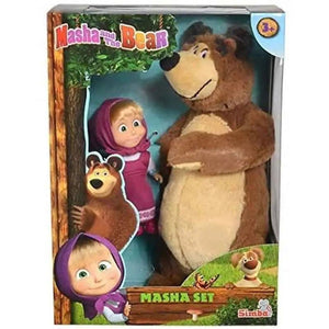 Masha e Orso Set con Bambola e Peluche