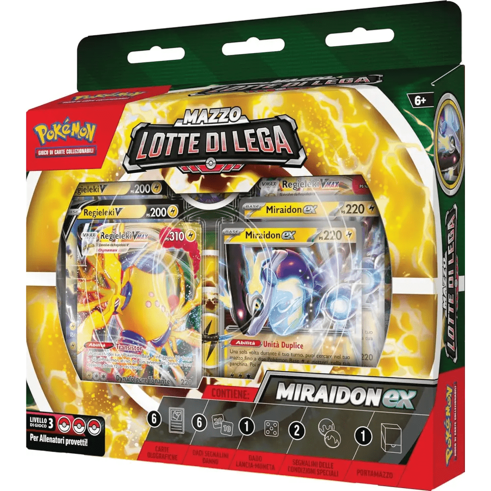 Mazzo Lotte di Lega Miraidon ex - versione italiana - Giocattoli e Bambini - Toys Store0820650603051