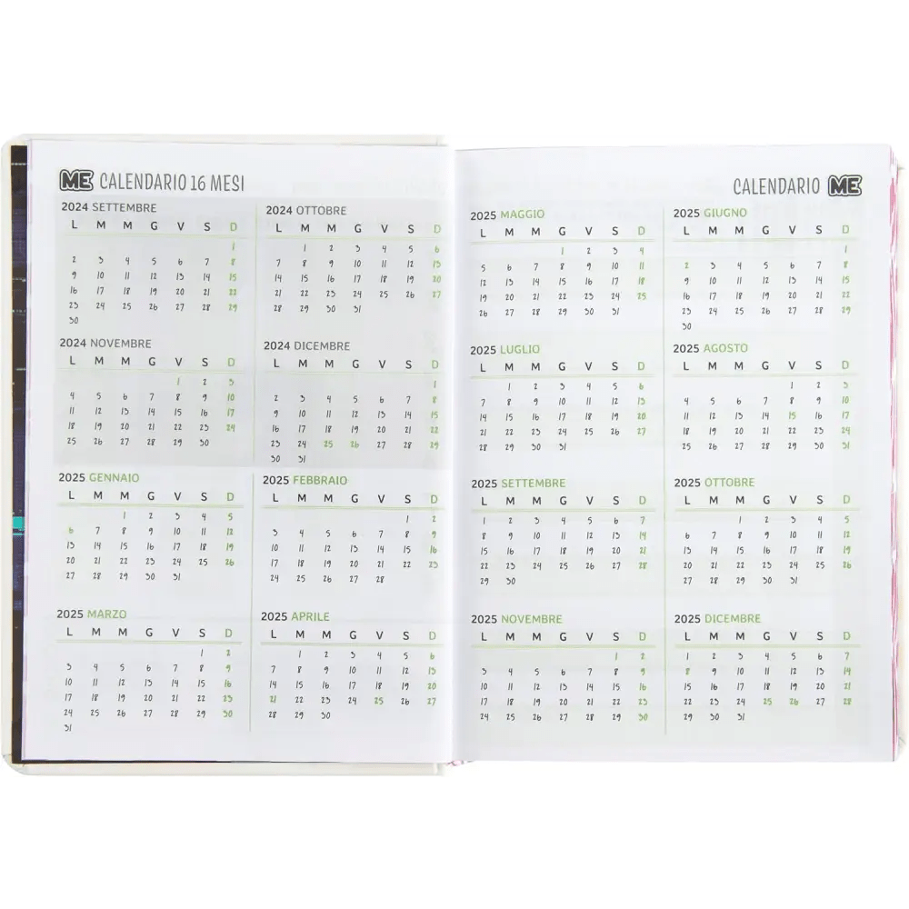 ME Agenda Taccuino 16 Mesi cuore rosso - Giocattoli e Bambini - Toys Store8058263202268