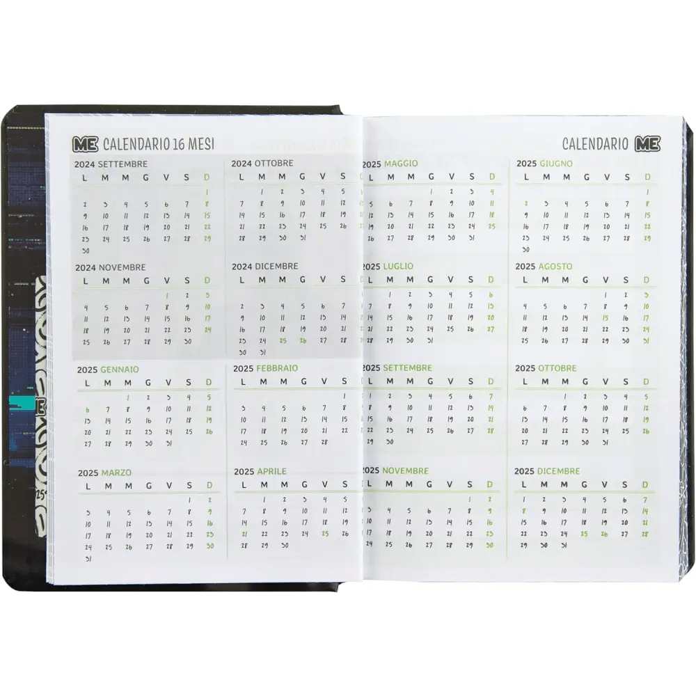 ME Agenda Taccuino 16 Mesi nera - Giocattoli e Bambini - Toys Store8058263202237