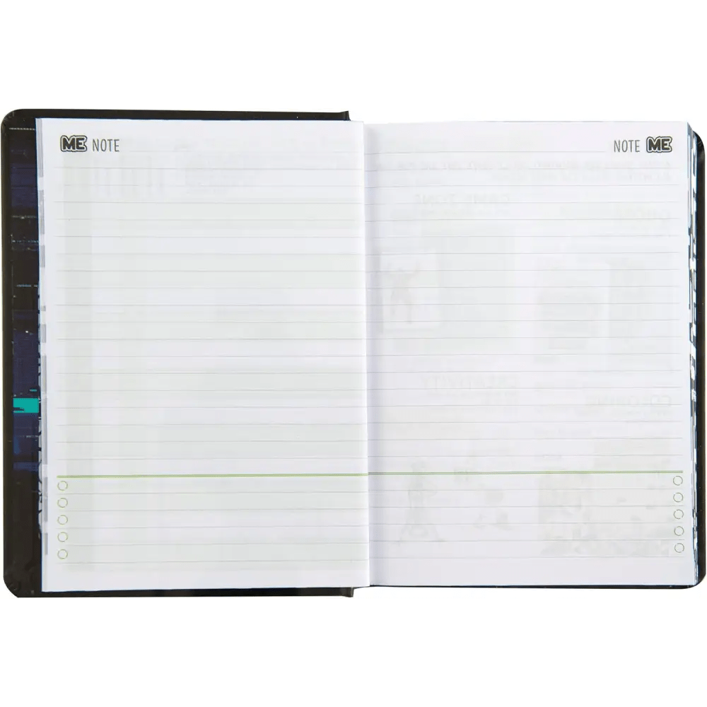 ME Agenda Taccuino 16 Mesi nera grafica "uguale" - Giocattoli e Bambini - Toys Store8058263202244