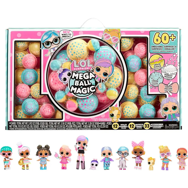 Mega Ball Magic LOL Surprise - MGA - Accessori bambole e action figure - 0035051119951