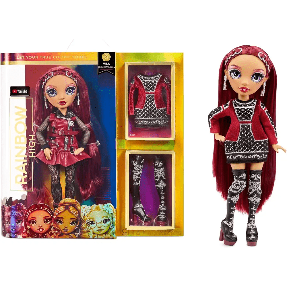 Mila Berrymore Bambola Rainbow High con due vestiti inclusi - Giocattoli e Bambini - Toys Store0035051578291