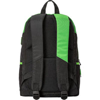 Retro vista di zaino minecraft zaino tempo libero nero e verde neon con pannello back mesh e spallacci regolabili zaino scuola skifidol italian brainrot