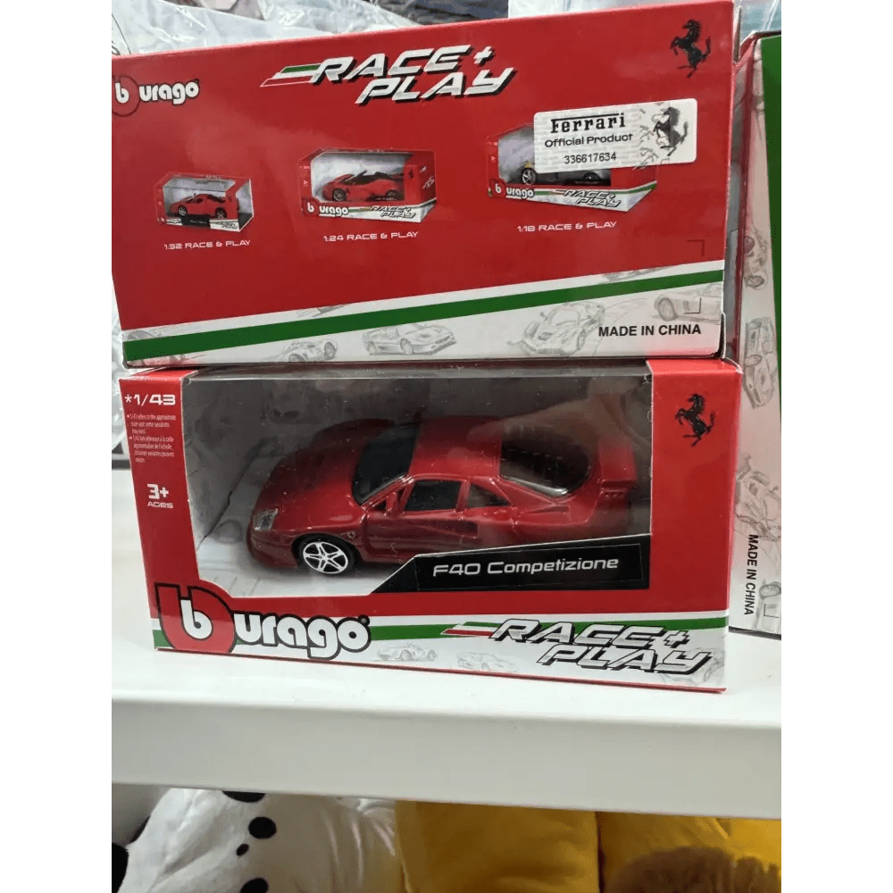 Modellino Ferrari F40 competizione 1:43 - Giocattoli e Bambini - Toys Store4893993361007