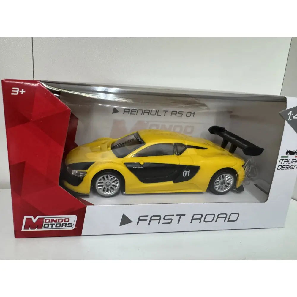 Modellino-Renault-as-01 giallo scala 1:43 - Mondo Motors - 8001011531905