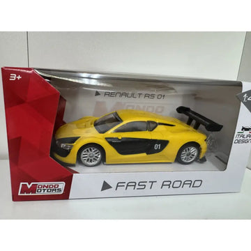Modellino-Renault-as-01 giallo scala 1:43 - Mondo Motors - 8001011531905