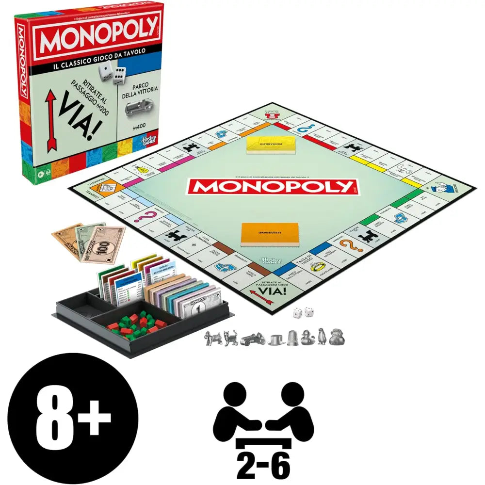 Monopoly Classico Refresh - Hasbro - Giochi in scatola - 5010996302298