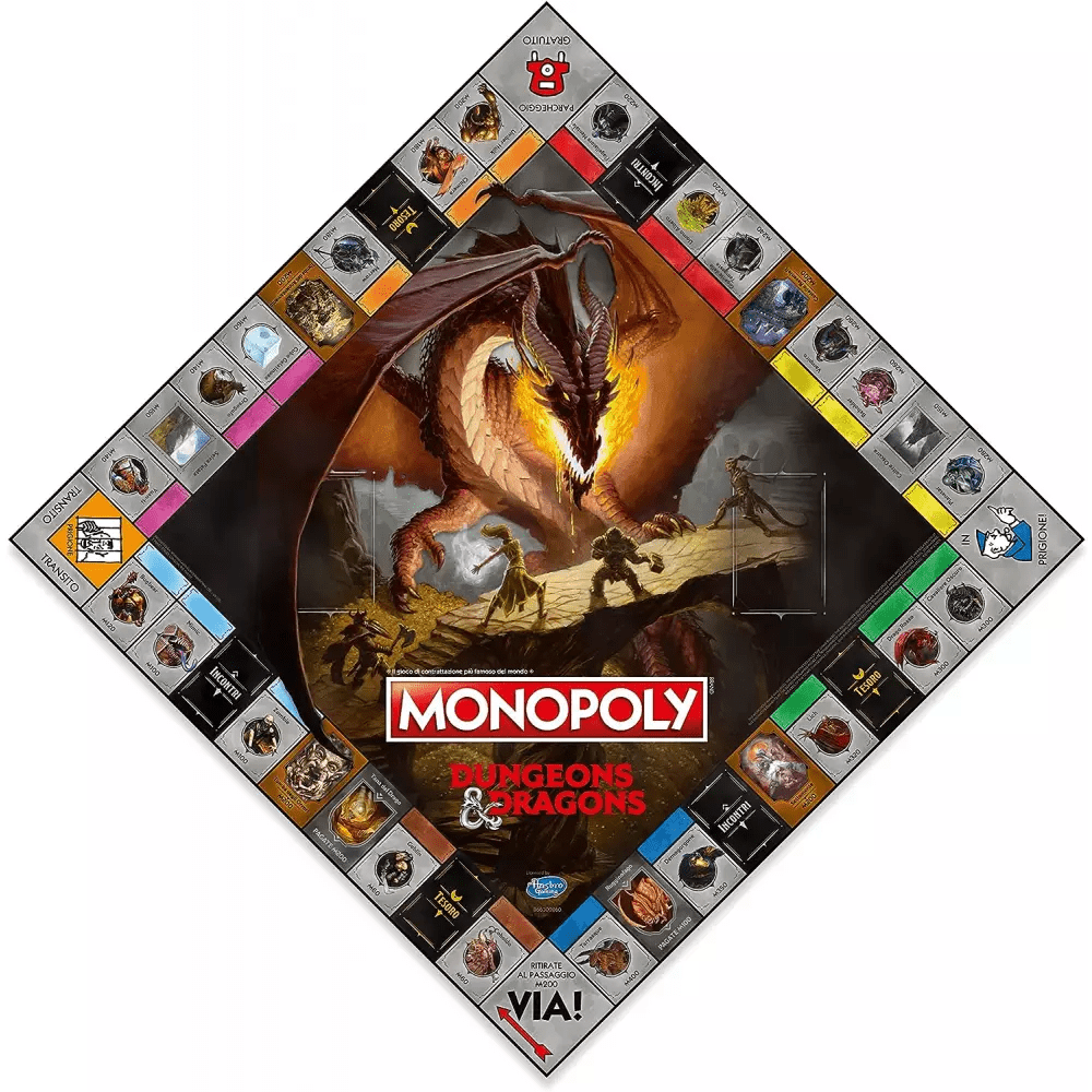 Monopoly Dungeons & Dragons - versione italiana - Giocattoli e Bambini - Toys Store5036905046367