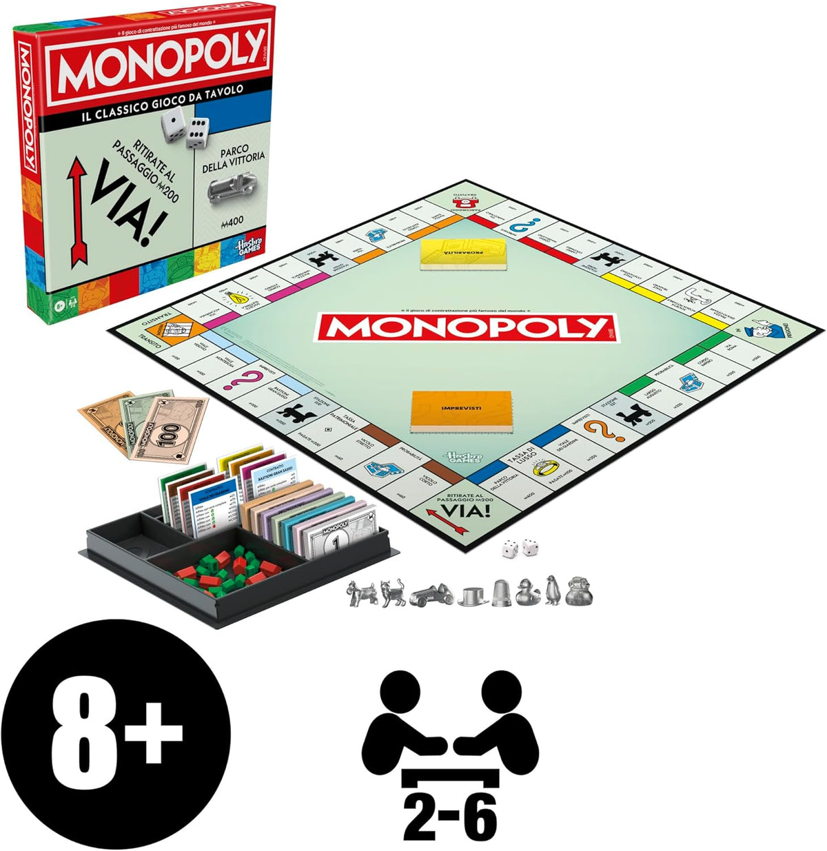 Monopoly Classico Refresh - monopoly gioco classico