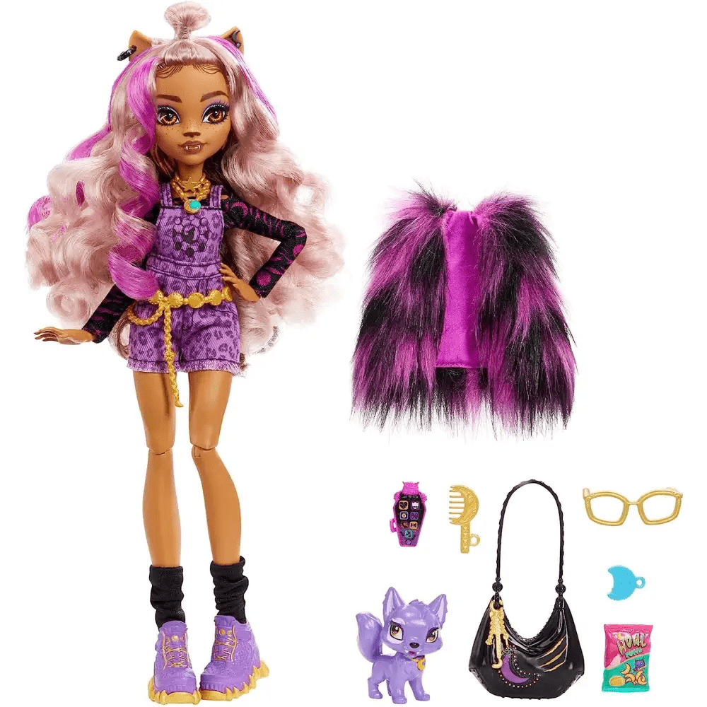 Monster High bambola Clawdeen Wolf con accessori - Giocattoli e Bambini - Toys Store194735069866