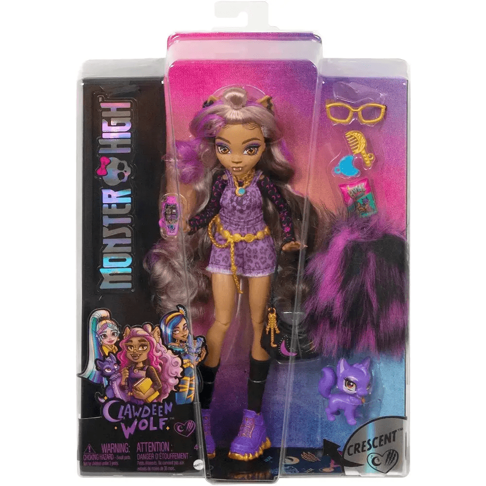 Monster High bambola Clawdeen Wolf con accessori - Giocattoli e Bambini - Toys Store194735069866