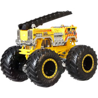 Monster Truck Scala 1:64 Allarme Giallo - MATTEL - Camion e veicoli da costruzione giocattolo - 0887961948394