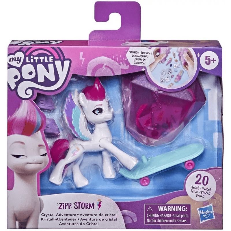 My Little Pony Crystal Adventure personaggio Zipp Storm - Giocattoli e Bambini - Toys Store5010993836635