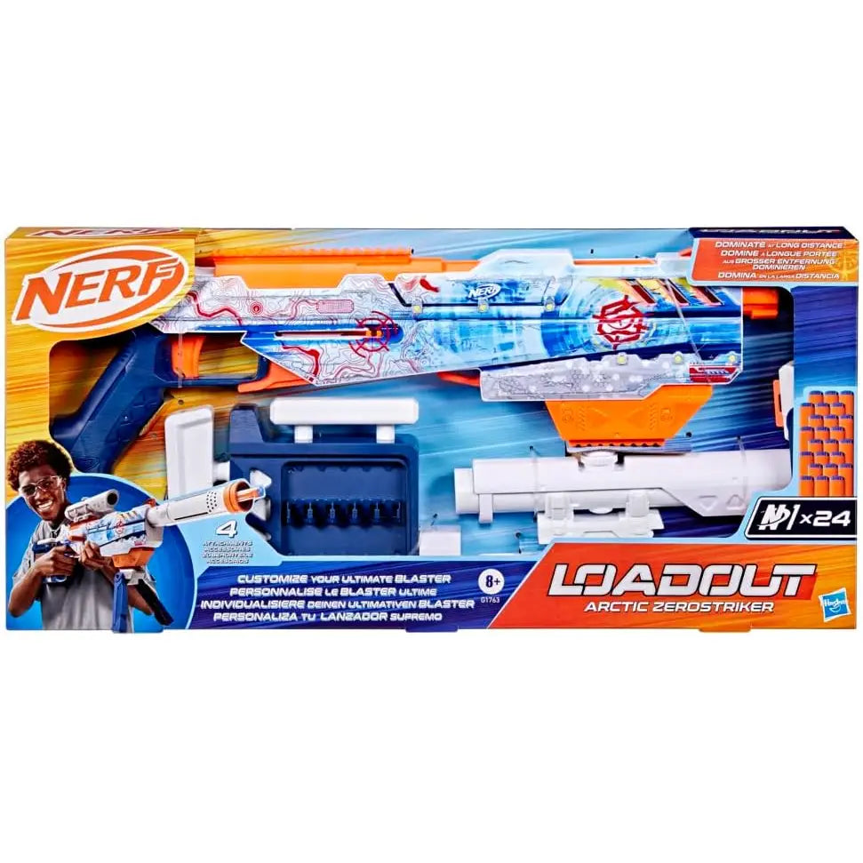 Nerf Loadout Blaster Arctic Zerostriker - Hasbro - Gadget e armi giocattolo - 5010996347138