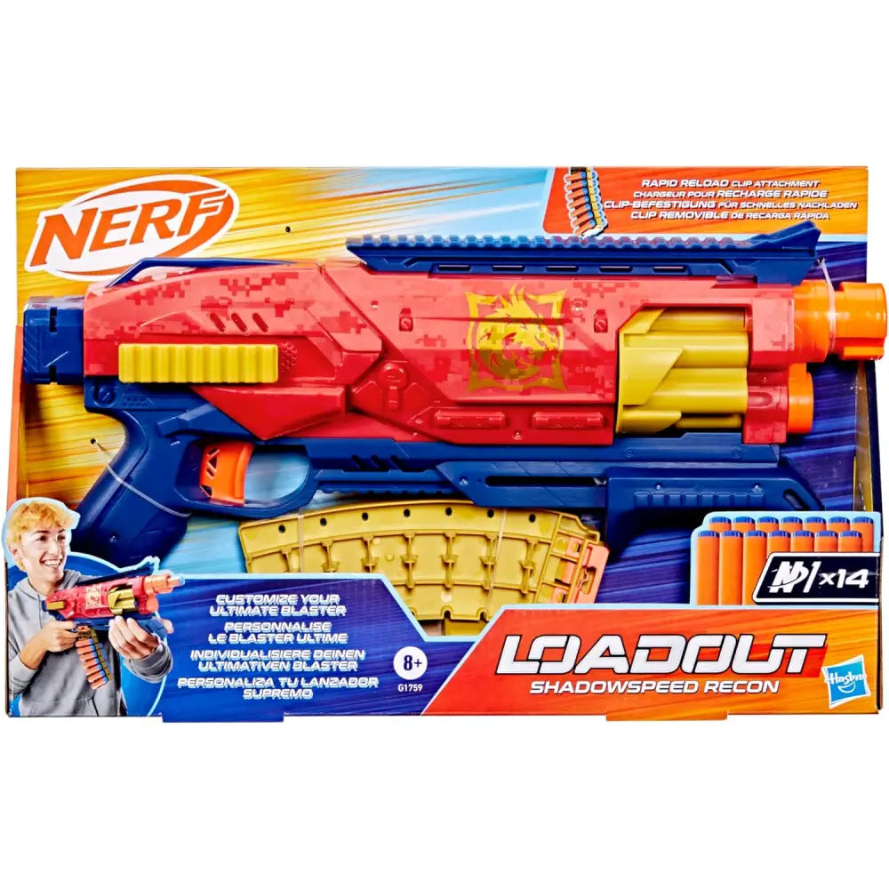 Nerf Loadout – Blaster Shadowspeed Recon - Hasbro - Gadget e armi giocattolo - 5010996347114