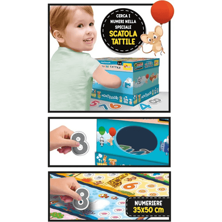 Numeriere Tattile Montessori - Giocattoli e Bambini - Toys Store8008324072453