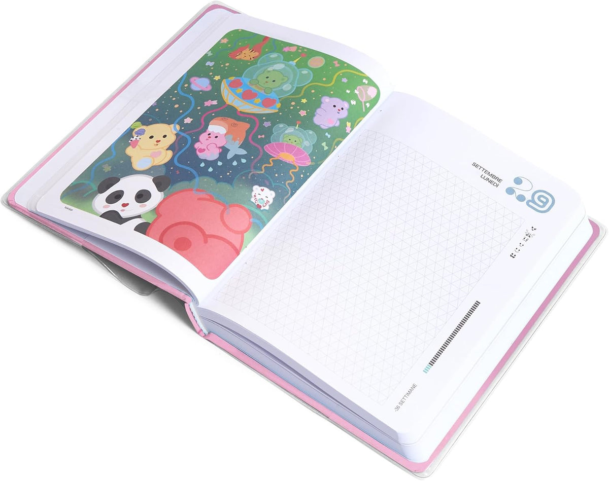 BE YOU - Diario Scuola Cosmetic Pink 2025/2026, 12 Mesi - pagine diario be you cosmetic