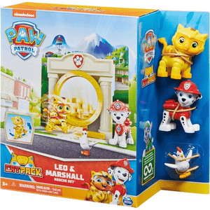 Paw Patrol playset Leo e Marshall set salvataggio