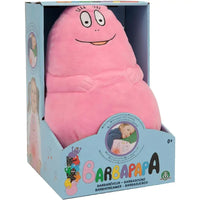 Peluche barbasogno rosa in scatola azzurra ideale per luce soffusa e decorazione morbida