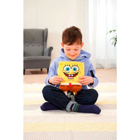 Peluche spongebob 35 giallo con occhi blu e pantaloni arancioni disponibile su simba toys con spedizione veloce