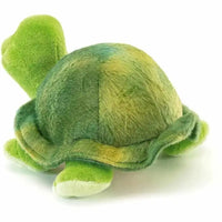 Peluche tartaruga trudi trudino morbido e verde con guscio testurizzato e zampe verde chiaro