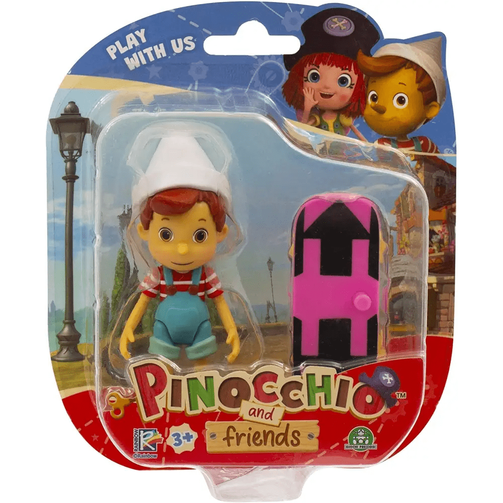 Pinocchio personaggio con Skateboard - Giocattoli e Bambini - Toys Store8056379139928