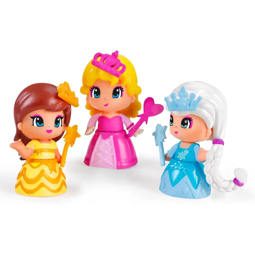 Pinypon Pack 3 Principesse - Famosa - Bambole playset e giocattoli - 8410779048653
