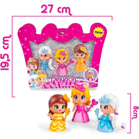 Pinypon Pack 3 Principesse - Famosa - Bambole playset e giocattoli - 8410779048653