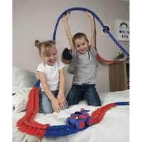 Pista FleXtreme Spidey Smoby - Set auto da corsa giocattolo - 3032161809182