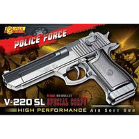 Pistola ad aria compressa Polizia V - 220 SL - Giocattoli e Bambini - Toys Store8006812002203