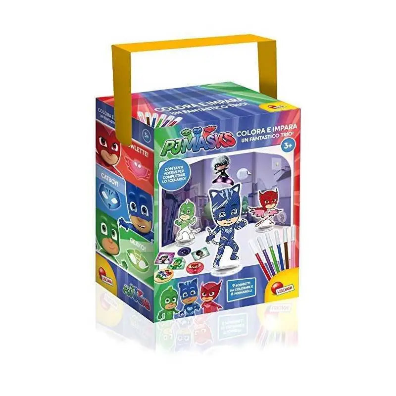 Pj Masks Colora e impara Un fantastico trio - Lisciani - 8008324062898