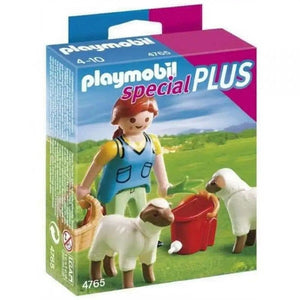 Playmobil 4765 - Ragazza di campagna con pecore