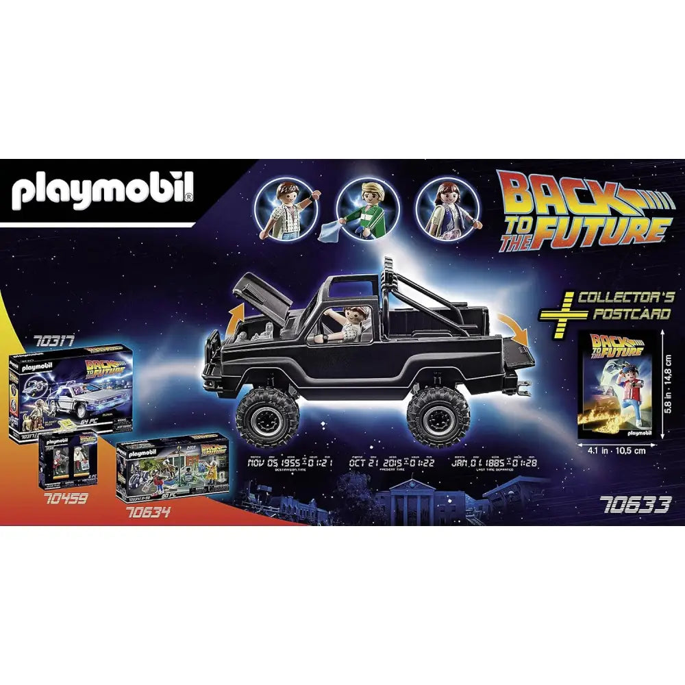 PLAYMOBIL 70633 Back to The Future Pick-up di Marty McFly - Playset - 4008789706331