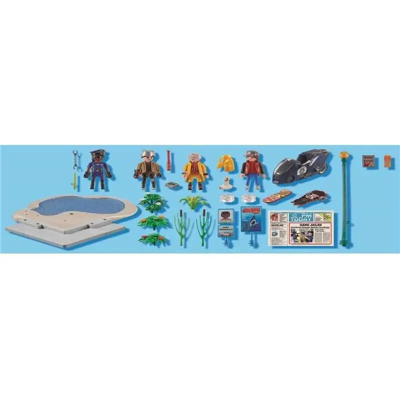 Playmobil 70634 Back to the Future - Inseguimento sull’Hoverboard - 4008789706348