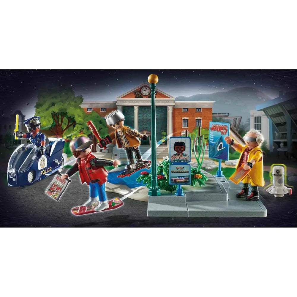 Playmobil 70634 Back to the Future - Inseguimento sull’Hoverboard - 4008789706348
